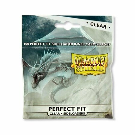 Complete Athlete Dragon Shield Perfect Fit Side-Loading Sleeves - Clear, 100PK CO3302730